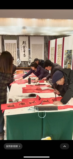 仁里王村春节送春联志愿服务活动