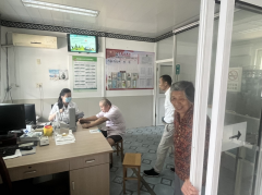仁里王村免费量血压志愿服务活动
