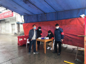 开展疫情防控志愿服务活动