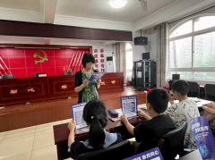 杨汛桥街道竹园童村反诈宣传志愿服务活动