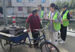 杨汛桥街道竹园童村反邪教宣传志愿服务活动