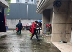 杨汛桥街道竹园童村环境卫生整治志愿服务活动