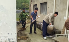 杨汛桥街道竹园童村环境卫生整治志愿服务活动