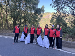 前梅村西天竺捡垃圾志愿活动