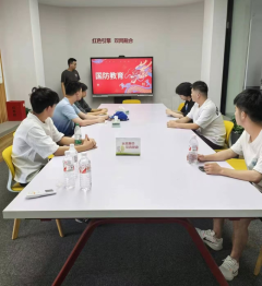 独山社区开展国防教育志愿活动