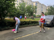 后梅社区护河行动