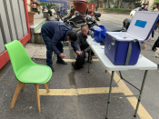 为小区养狗居民提供犬类疫苗