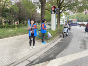 礼让斑马线，助力文明城市创建