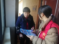 人利社区开展入户反诈宣传