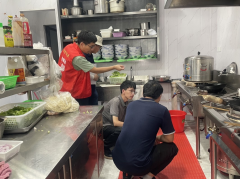 人利社区开展商铺消防安全巡查