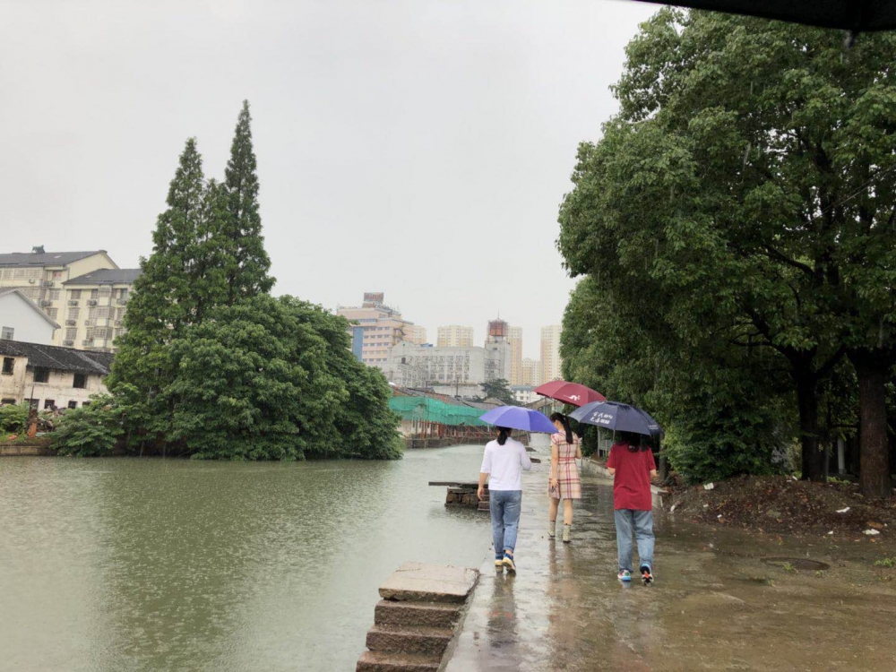 下市头社区防汛防台宣传招募志愿者