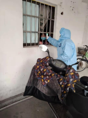 人员管控上门测温志愿活动