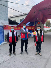 杨汛桥街道上孙居委会防疫守小门