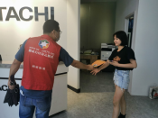柯迎社区开展防范电信网络诈骗志愿服务活动