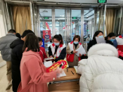 柯迎社区开展反诈宣传进商圈志愿服务活动