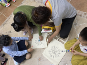 柯迎社区开展垃圾分类主题绘画活动志愿服务活动