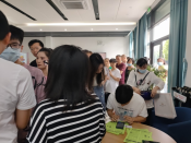 柯迎社区结合疫苗预约开展反诈宣传志愿活动