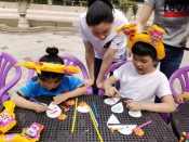 柯迎社区开展关爱青少年系列活动之手工DIY风扇志愿服务活动
