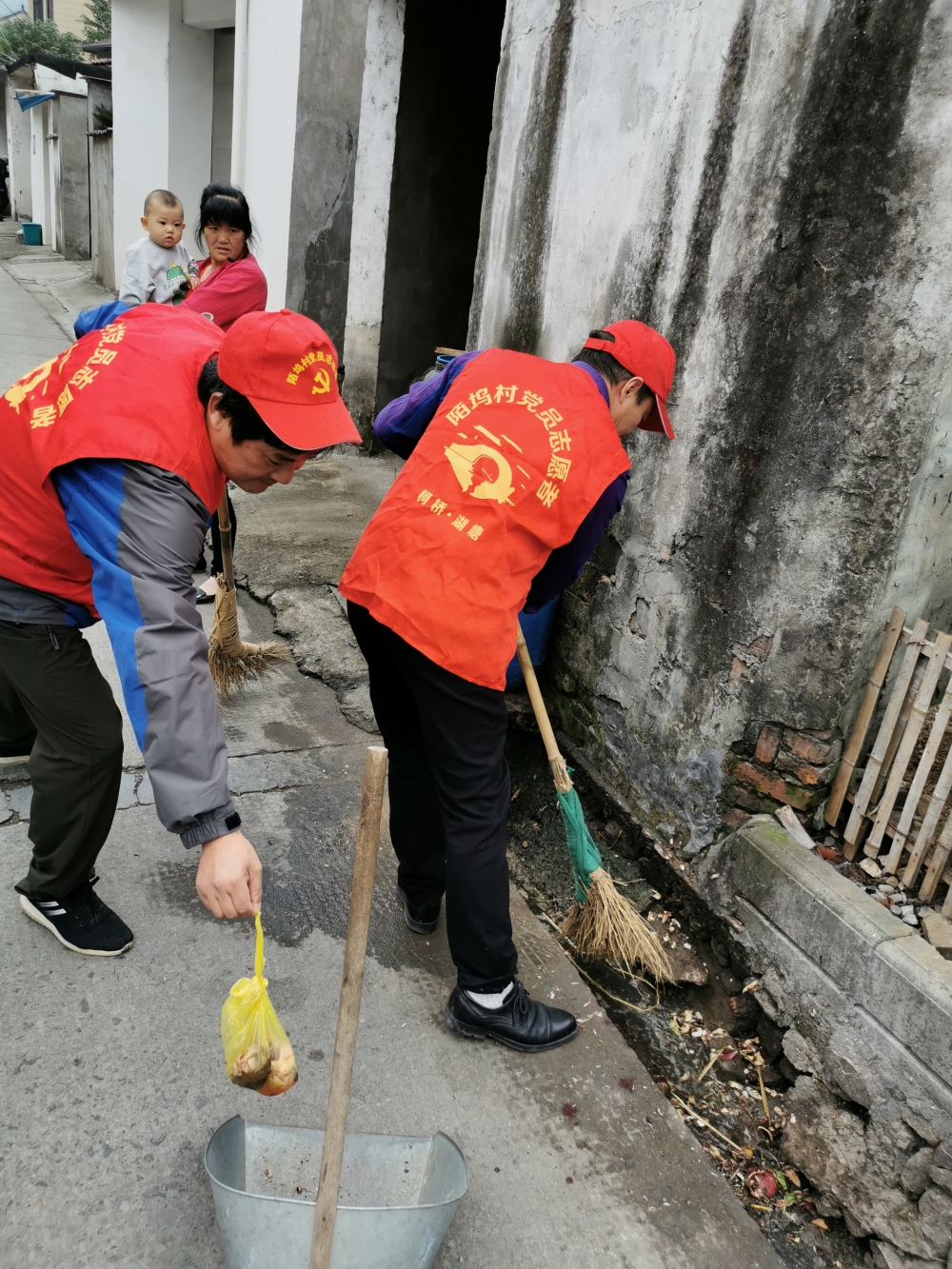 五水共治，环境卫生，党员志愿者义务劳动