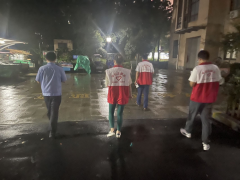 迎亚运西周社区大巡防敲门志愿活动