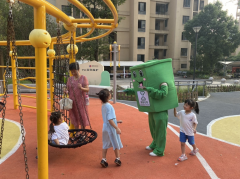 西周社区文明创建志愿活动