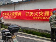 联社村清明前后防火志愿活动