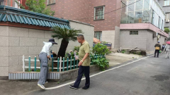 杨汛桥街道联社村开展环境卫生我在行志愿活动
