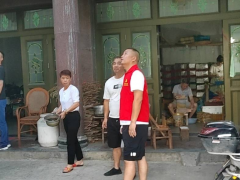 杨汛桥街道联社村安全隐患排查活动