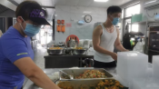 向山顶送餐的马拉松运动员（奔跑的午餐）8.27