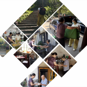 向山顶送餐的马拉松运动员（奔跑的午餐）9.17