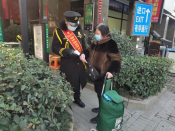 大渡社区疫情防控守小门志愿服务活动
