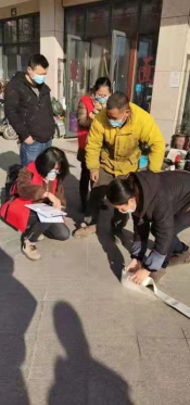 大渡邻里中心消防宣传实践志愿者服务活动