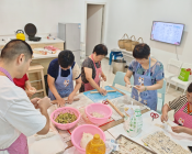 大渡社区开展邻里糕制作