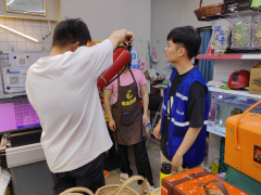 大渡社区开展消防安全知识宣传