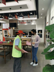 柯迎社区开展法治宣传志愿活动
