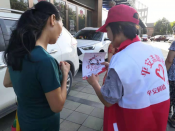 柯迎社区开展扫黑除恶宣传志愿服务活动