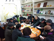 平水镇潮亭社区宣传文明安全出行