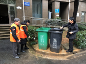平水镇潮亭社区垃圾分类宣传