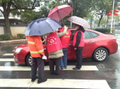 潮亭社区为防控疫情24小时设卡值班志愿活动