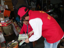 平水镇潮亭社区垃圾分类宣传