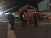 西湖桥村24小时卡扣值班志愿活动