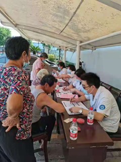 大肠癌筛查志愿服务走进棠一村