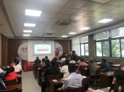 慢病指导讲座走进棠棣村文化礼堂