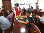 中医义诊走进棠棣文化礼堂