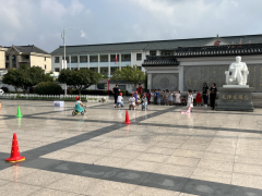 江桃村小小骑手志愿活动