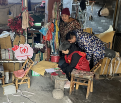 江桃村困难儿童走访志愿活动