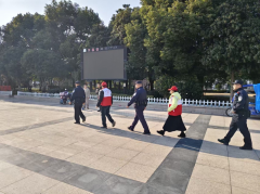 江桃村平安巡查志愿活动