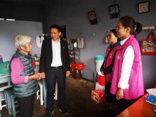 慰问留守困难老人活动