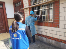 针对隔离人员上门测温送三餐服务