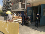 后梅社区环境卫生大整改活动